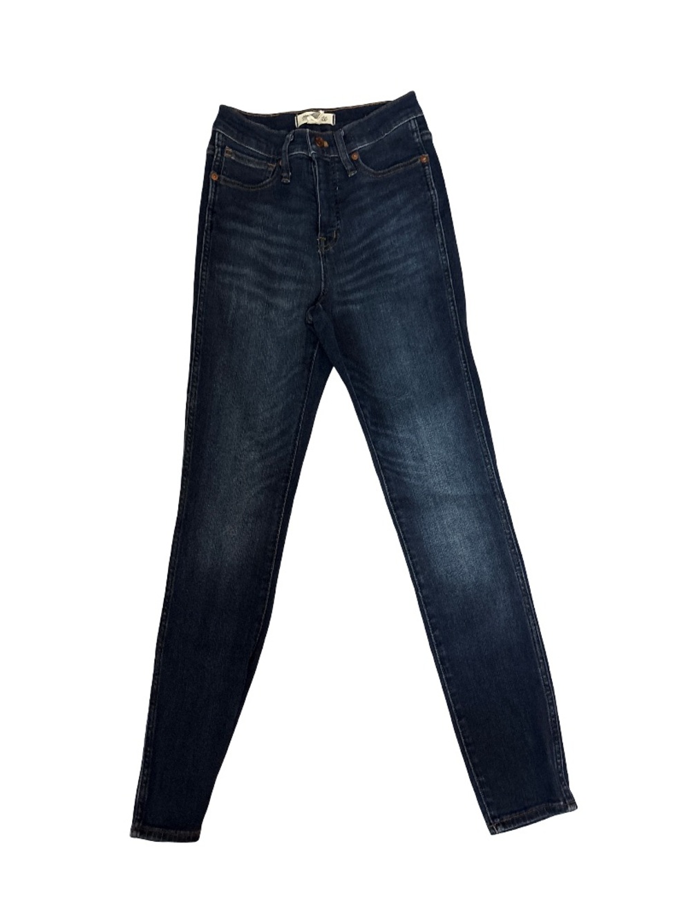 Madewell Dark Indigo High-Rise Skinny Jeans
